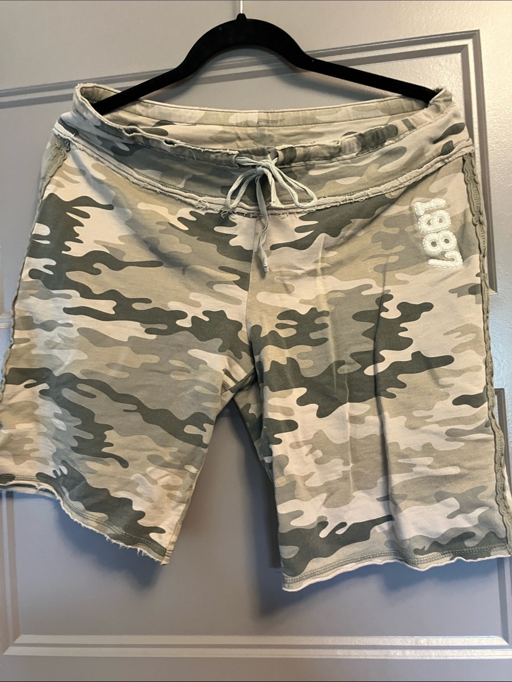 Mossimo Supply Co. Men's Camo Drawstring Shorts - Olive, Tan, Cream